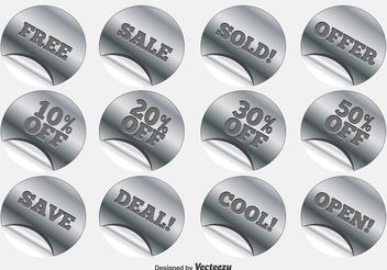 Promotional Stickers - Kostenloses vector #140831